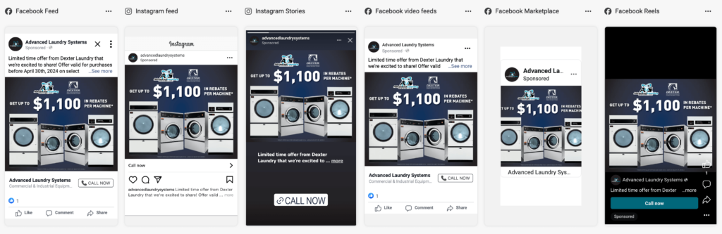 facebook ad example